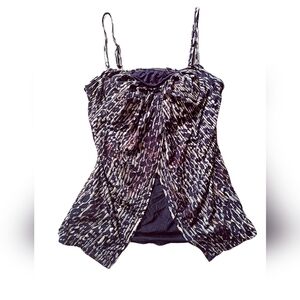 MIRACLESUIT | Leapord Print Swimsuit Top Size 10